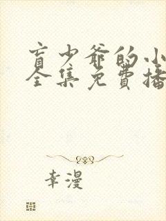 盲少爷的小女仆全集免费播放