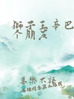 狮子王辛巴的三个朋友