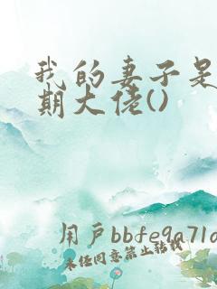 我的妻子是大乘期大佬()