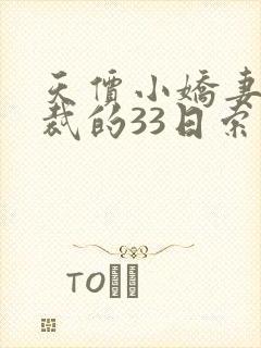 天价小娇妻:总裁的33日索