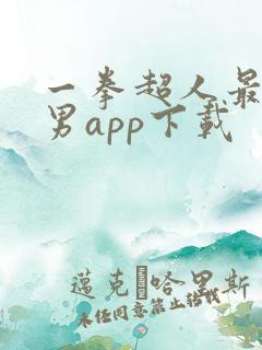 一拳超人最强之男app下载