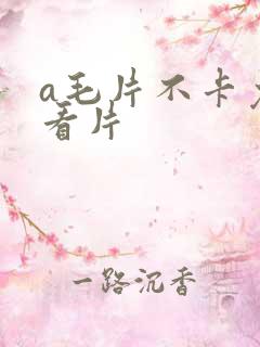 a毛片不卡免费看片