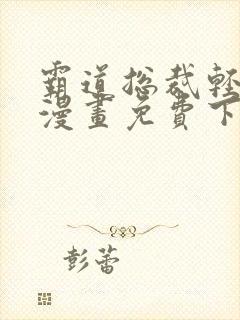 霸道总裁轻点爱漫画免费下拉式