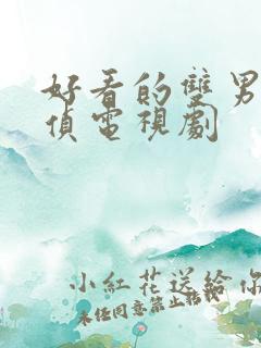 好看的双男主刑侦电视剧