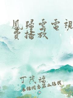 凤归云电视剧免费播放