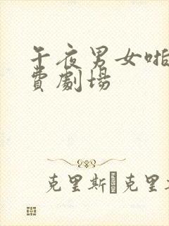 午夜男女啪啪免费剧场