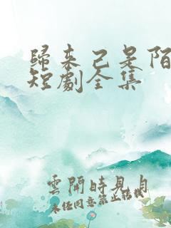 归来己是陌路人短剧全集