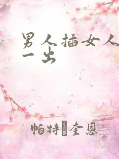 男人插女人一进一出