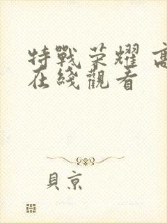 特战荣耀 高清在线观看