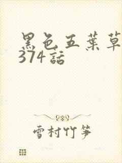黑色五叶草漫画374话