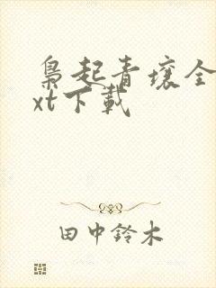 枭起青壤全本txt下载