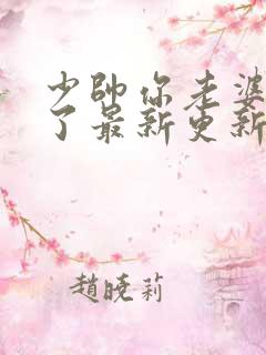 少帅你老婆又跑了最新更新章节