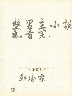 双男主小说一口气看完.