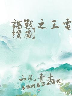 谍战之王电视连续剧