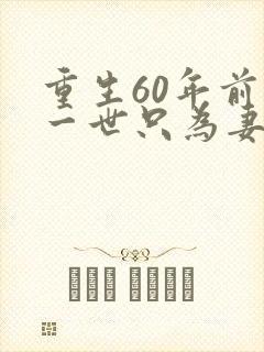 重生60年前这一世只为妻儿短剧免费观看