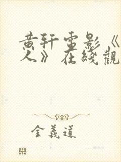 黄轩电影《老实人》在线观看全集