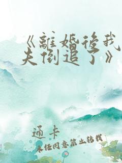 《离婚后我被前夫倒追了》