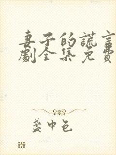 妻子的谎言电视剧全集免费