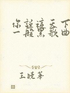 你说这天下乌鸦一般黑歌曲