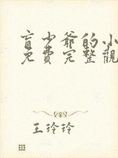 盲少爷的小女仆免费完整观看