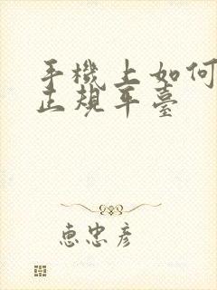 手机上如何赚钱正规平台