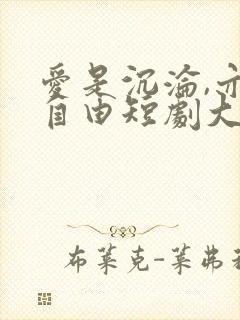 爱是沉沦,亦是自由短剧大结局