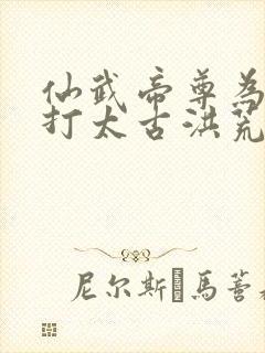 仙武帝尊为何攻打太古洪荒