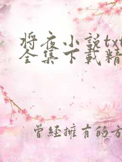 将夜小说txt全集下载精校版