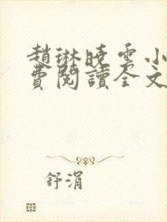 赵琳晓云小说免费阅读全文最新章节