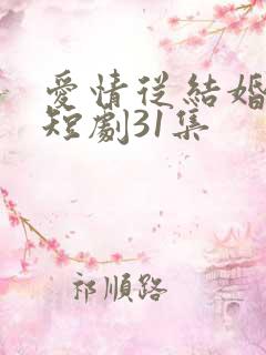 爱情从结婚开始短剧31集