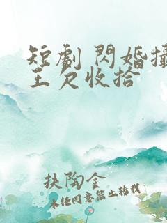 短剧 闪婚摄政王欠收拾