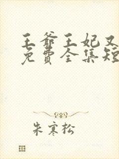 王爷王妃又跑了免费全集短剧