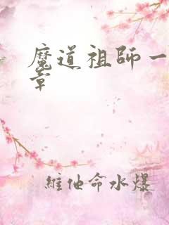 魔道祖师一共几章