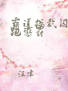 霸道总裁囚禁逃跑惩罚