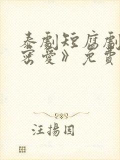 泰剧短腐剧《秘密爱》免费观看