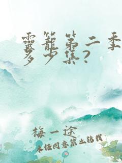 灵笼第二季一共多少集?