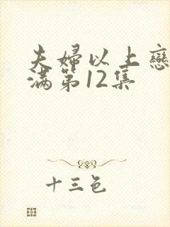 夫妇以上恋人未满第12集