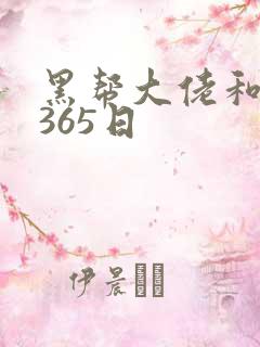黑帮大佬和我得365日