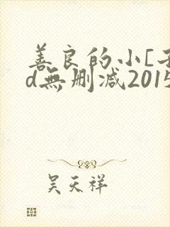 善良的小[子hd无删减2015