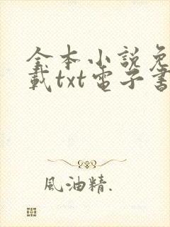 全本小说免费下载txt电子书txt