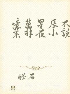 亿万星辰不及你叶非夜小说