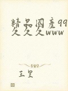 精品国产99久久久久www