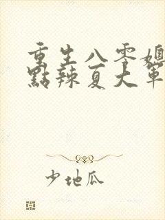 重生八零媳妇有点辣夏大军结局