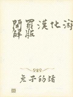 开罗汉化游戏破解版