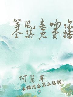 等风来吻你短剧全集免费播放