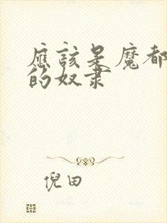 应该是魔都精兵的奴隶