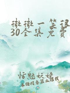 微微一笑很倾城30全集免费观看