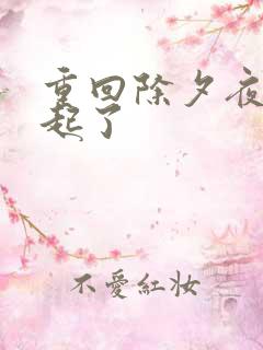 重回除夕夜他崛起了