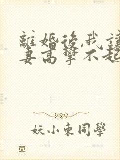 离婚后,我让前妻高攀不起原著作者