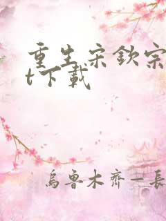 重生宋钦宗txt下载